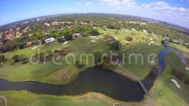 空中视频高尔夫球馆比尔特莫尔迈阿密
